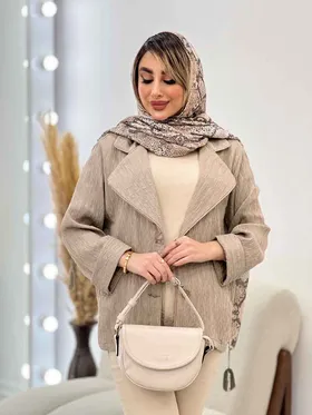 کت دو دکمه آستین پاکتی