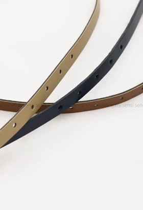 کمربند چرم باریک یک سانت کد1004577