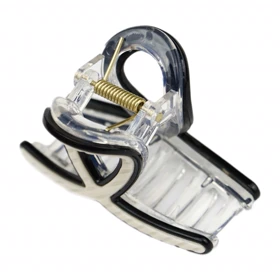 کلیپس مو زنانه مدل روبان شمعی دورنگ