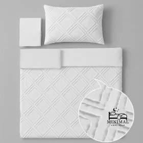 سرویس روتختی کاوری مینیمال طرح برجسته لوزی