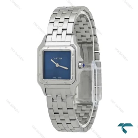 ساعت کارتیر پنتر زنانه سیلور صفحه سرمه ای مدیوم Cartier-4368-L