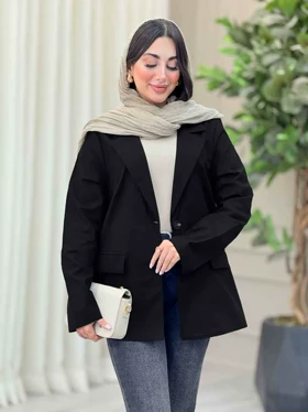 مانتو تک دکمه آتوسا