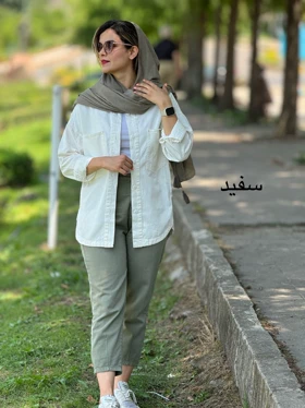 کتان رنگی منگو