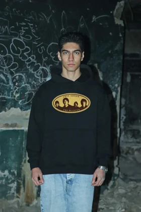 هودی مشکی اسپرت طرح The Beatles - فواصل