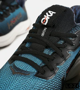 کفش کتانی مشکی آبی HOKA مدل 7394