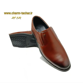 کفش رسمی مردانه بدون بند چرم طبیعیsi734