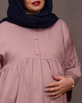 مانتو بارداری کتان نخ گلشید