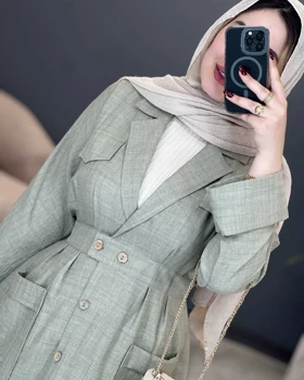 مانتو مزونی یقه انگلیسی