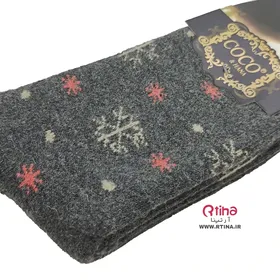 جوراب زمستانه زنانه دخترانه ساق‌دار برند کوکو