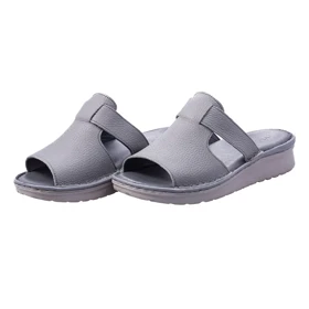 صندل طبی چرم طبیعی ماکسیم مدل کمند gray