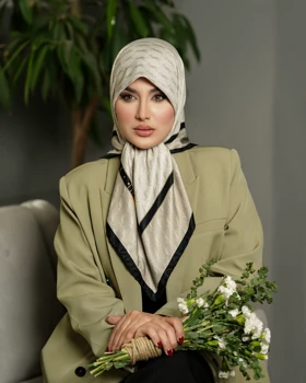 روسری دست دوز ابریشم