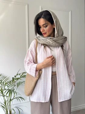 مانتو شومیزی راه راه یاس