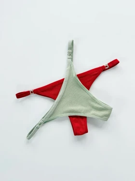 شورت تانگ کبریتی سگک دار