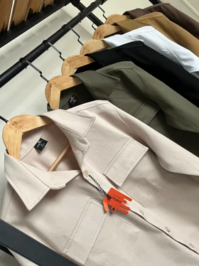 پیراهن کتان دوجیب 2616