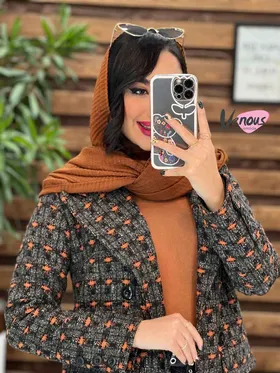 پالتو چهارخونه بلند شش دکمه