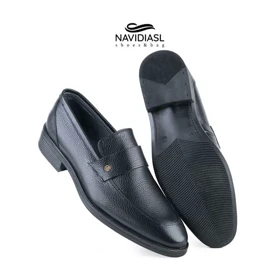 کفش مردانه چرم کلاسیک کد 7075011