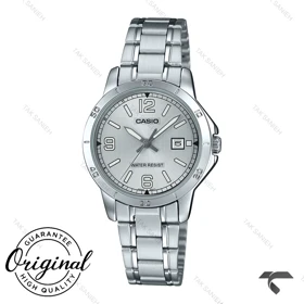 ساعت مچی کاسیو زنانه LTP-V004D-7B2 تمام سیلور Casio-10312-L