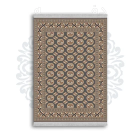 *جدید* فرشینه از جنس پارچه شانل مخمل ترک طرح فانتزی برند دفه کد 1297