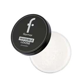 پودر بیک فلورمار تثبیت آرایش با جلوهای مات و طبیعی مدل Invisible Loose وزن 15 گرم