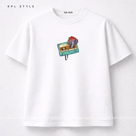 تیشرت باکسی 100٪ پنبه گرم دار | کد 1358