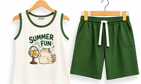 لباس خانه زنانه رکابی شورتک summer fun