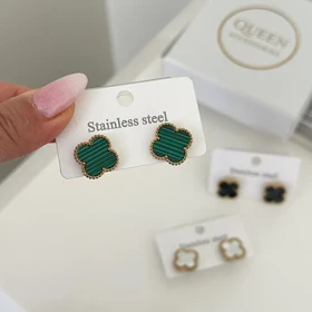 گوشواره میخی ون کلیف کیفیت A کد 645