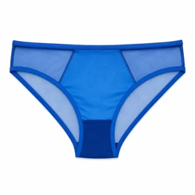 شورت پرلون آبی کاربنی ؛ کد 3160