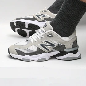 کفش و کتانی مردانه مدل نیوبالانس 9060 NEW BALANCE رنگ سفید طوسی کد 89255