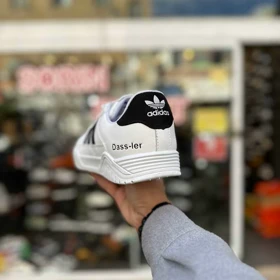 کفش آدیداس داسلر سفید مشکی بزرگپا 6063