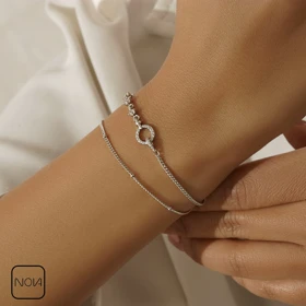 دستبند نقره کد 351272