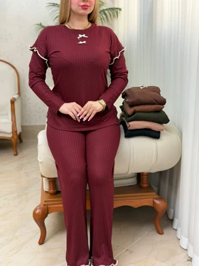 ست پاپیونی چین‌دار 3546