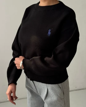 بافت polo  کد 1500152 (مشکی)