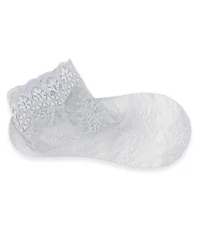 جوراب مچی Guocai تور و گیپور طرح شاخه گل