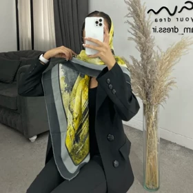 روسری حاشیه‌دار