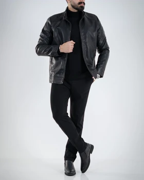 کاپشن مردانه چرم ارمان_کد4745