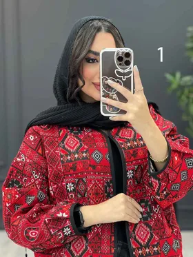 مانتو طرح دار سنتی