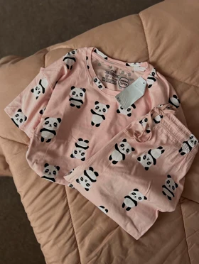 شلوار نخ و پنبه h&m