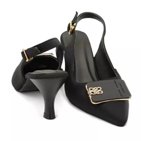 کفش مجلسی زنانه پاشنه‌دار 5 سانت مدل 400945 _ sandal valentino