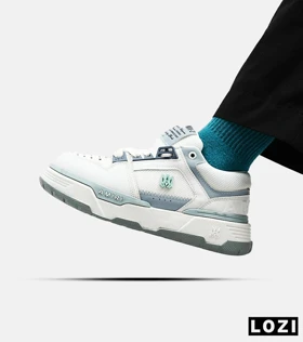 کفش کتانی سفید آبی AMIRI MA2 Leather