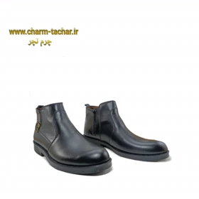 نیم بوت بزرگ پا مردانه چرم طبیعی