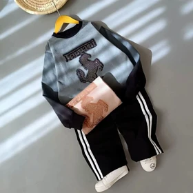 بلوز شلواراسپرت فراری نگین‌دارو ایر براش