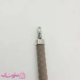 دستبند امگا رابر طوسی تیره با قفل نقره ای کیفیت مستر
