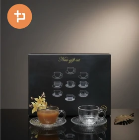 ست فنجان و نعلبکی چای خوری طرحدار