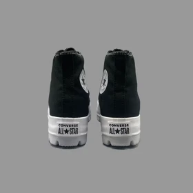 کانورس لاگد مشکی ساق‌دار Converse Lugged Black Hightop