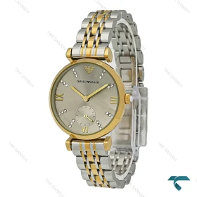 امپریو آرمانی زنانه زیر ثانیه دار تک موتوره صفحه طوسی Armani-7994-L