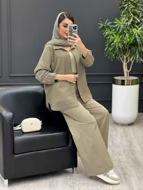 مانتو شومیزی پایین هلال