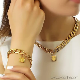 ست گردنبند و دستبند دیور 10038