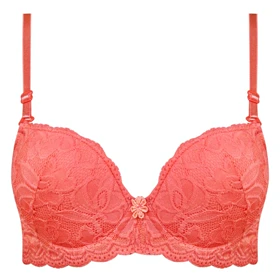 سوتین دکلته فنردار زنانه لنا مدل پوش آپ گلبهی کد 4627