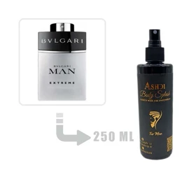 بادی اسپلش عطر ادکلن بولگاری من اکستریم مردانه 250 میل Bvlgari Man Extreme for Men 250ml