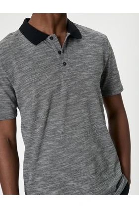 تیشرت یقه پولو مردانه اورجینال کوتون koton